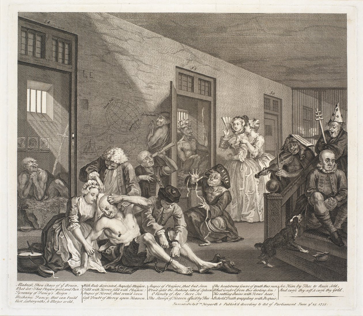 Rakeův pokrok od William Hogarth