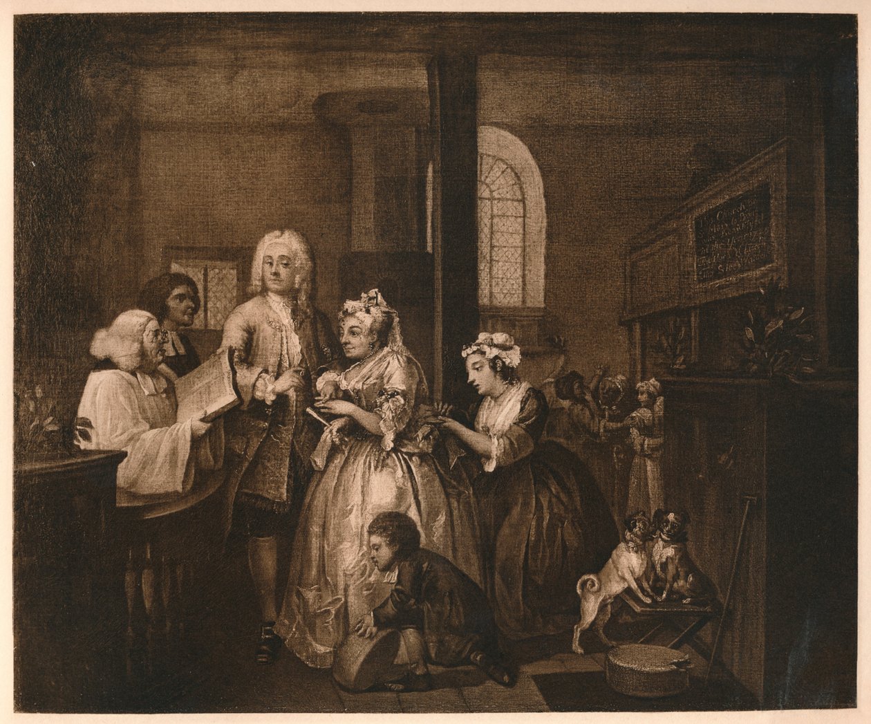 A Rakes Progress - 5: On Marries, 1733. od William Hogarth