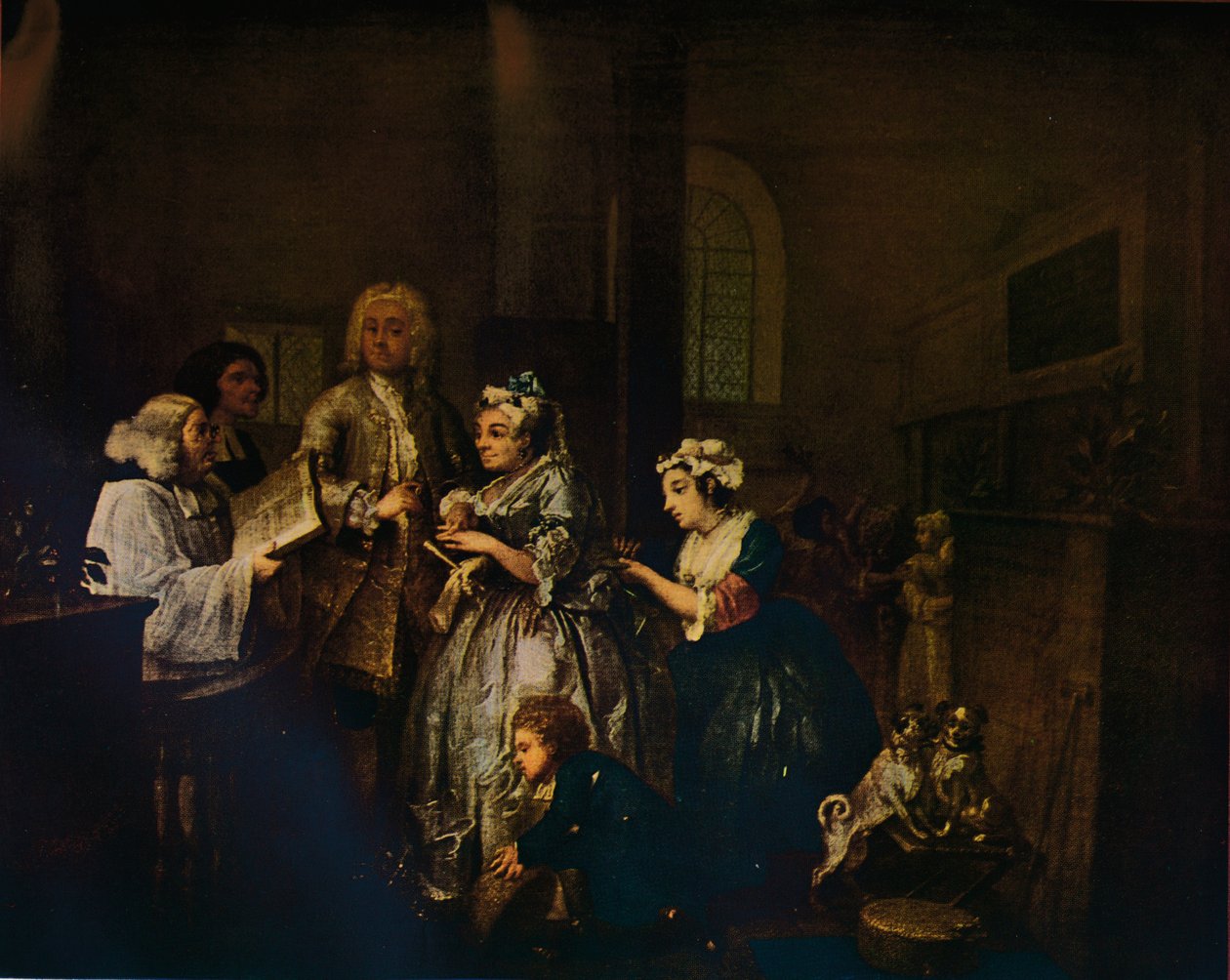 A Rakes Progress - 5: On Marries, 1733 1934 od William Hogarth