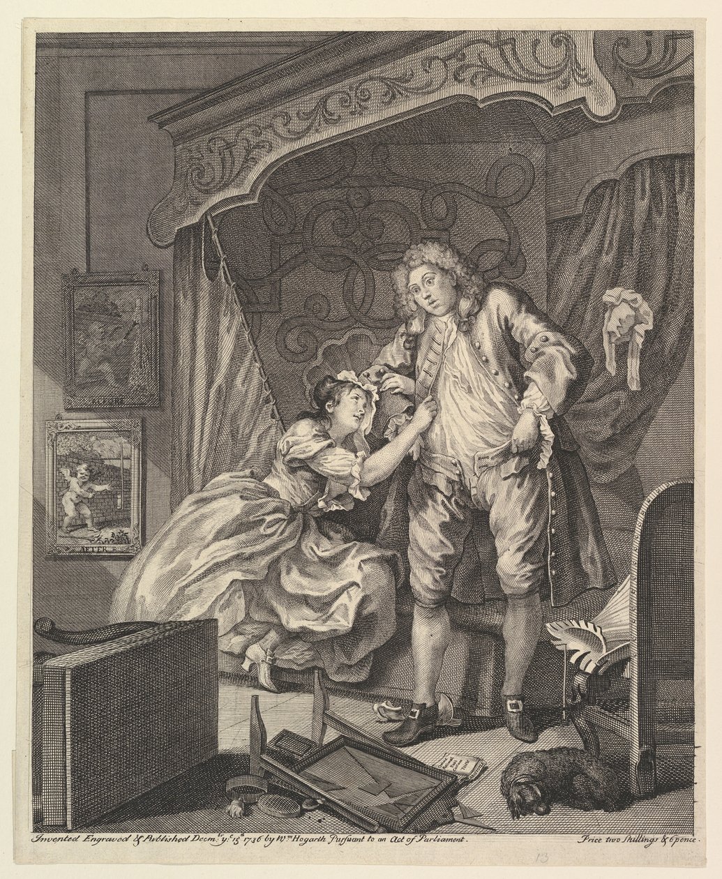 Poté, 15. prosince 1736. od William Hogarth