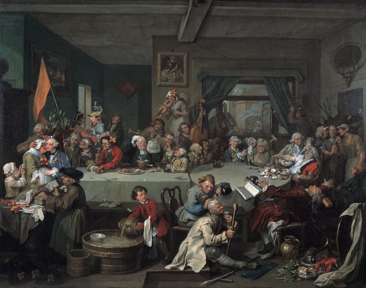 An Election Entertainment, 1755 od William Hogarth