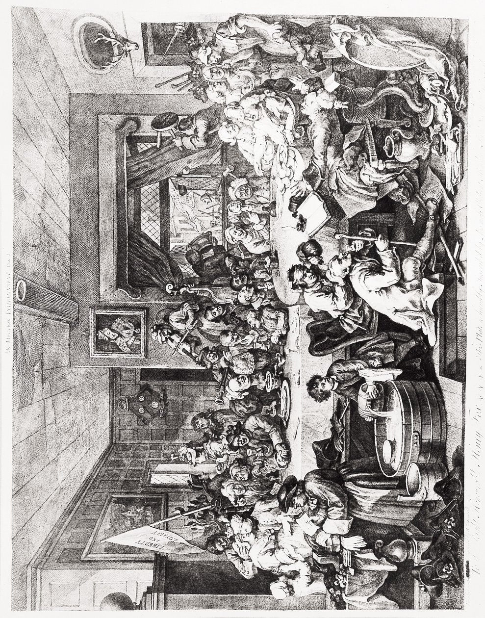 An Election Entertainment, Plate I, 24. února od William Hogarth