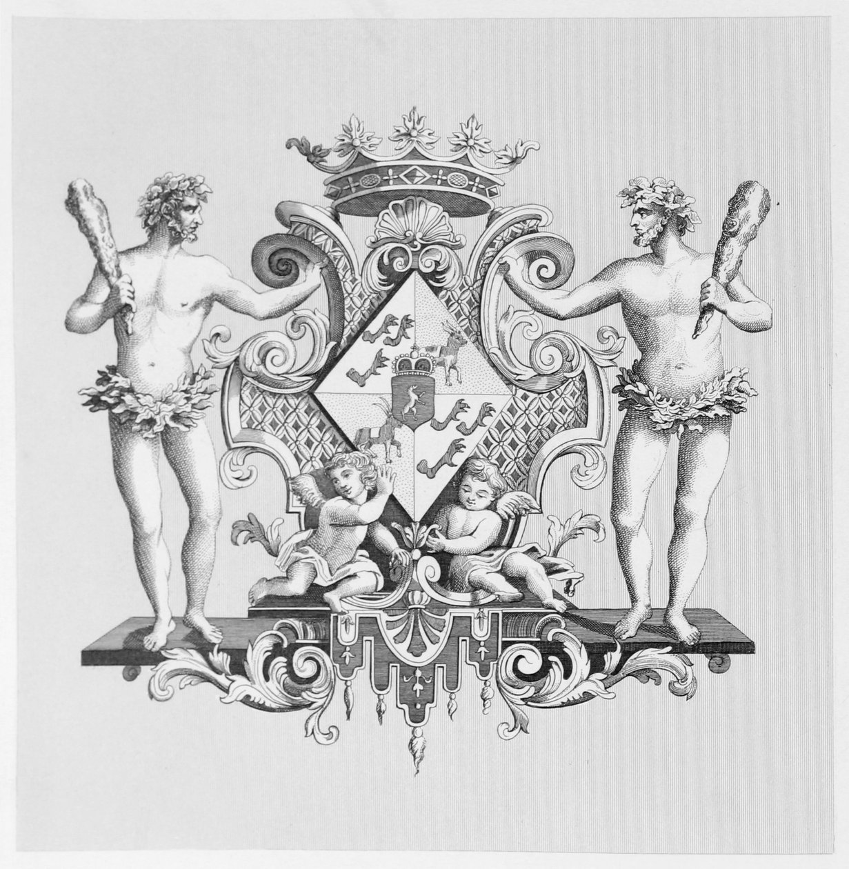 Ruce vévodkyně z Kendal od William Hogarth