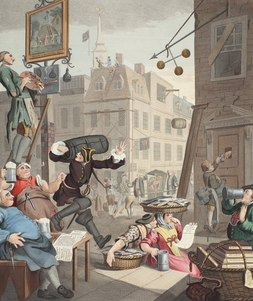Beer Street, ilustrace z 