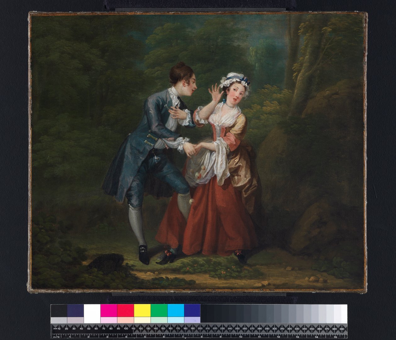 Dříve, c.1730-31 (jeden z páru, viz 58828) od William Hogarth