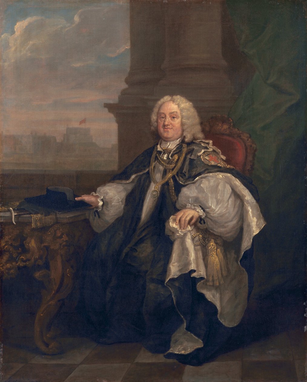 Benjamin Hoadly, biskup z Winchesteru, 1742 od William Hogarth