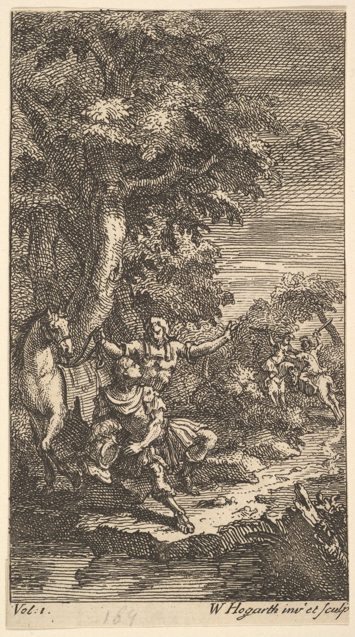 Cassandra, Frontispiece, sv. 1, 1725. od William Hogarth