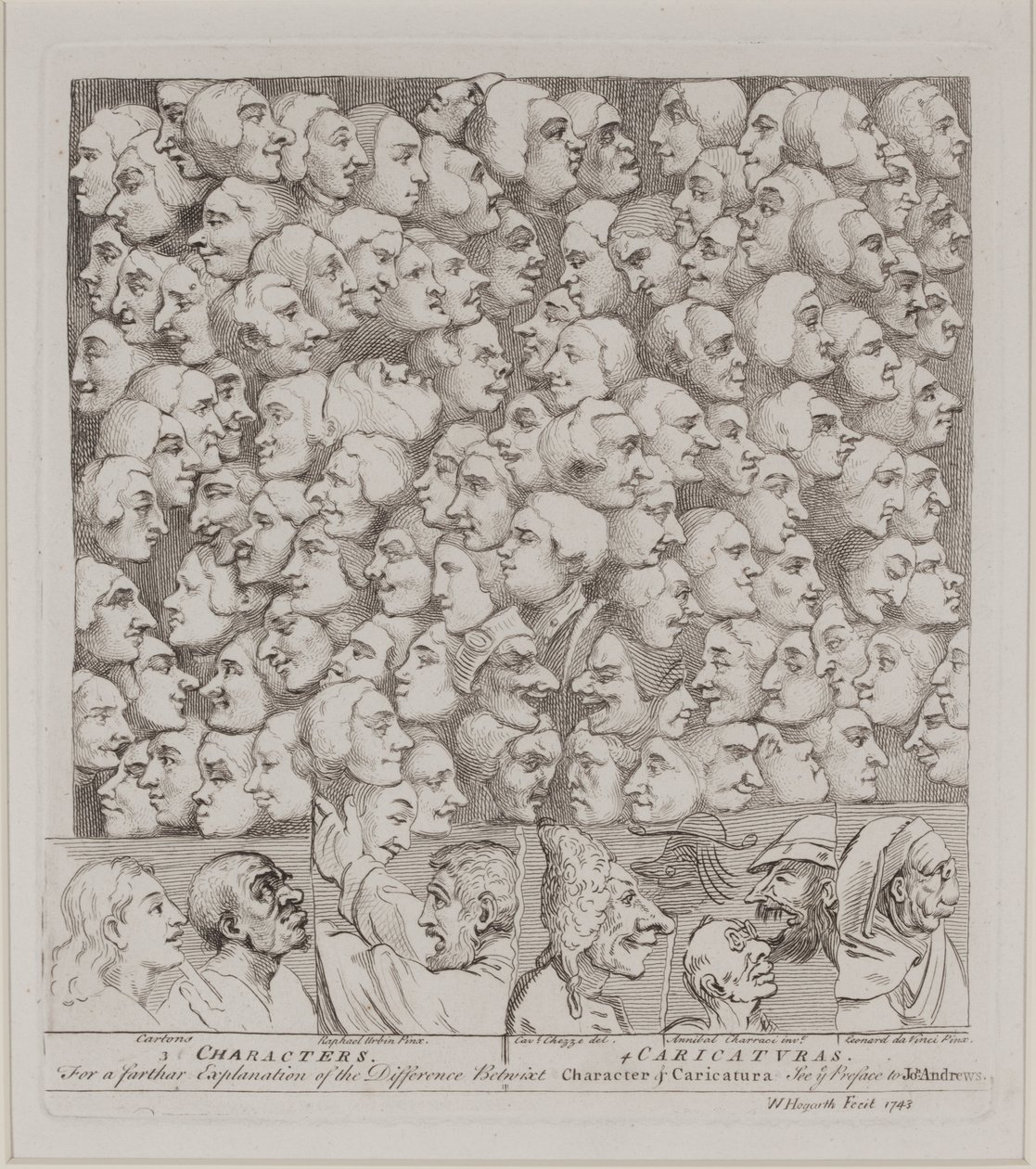 Postavy a karikatury od William Hogarth