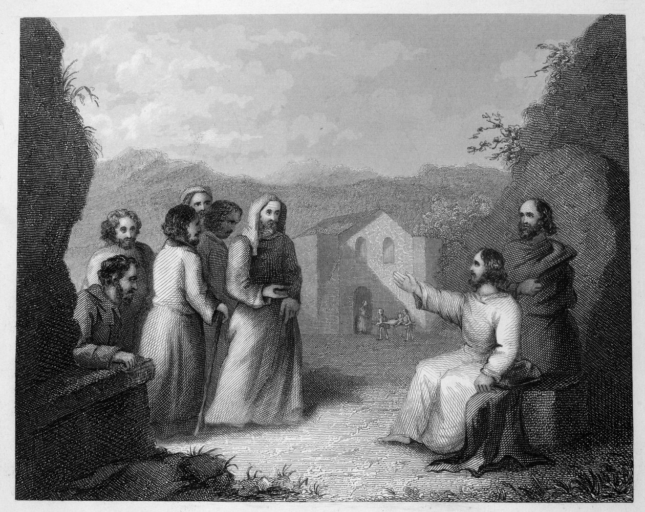 Kristus a jeho učedníci od William Hogarth