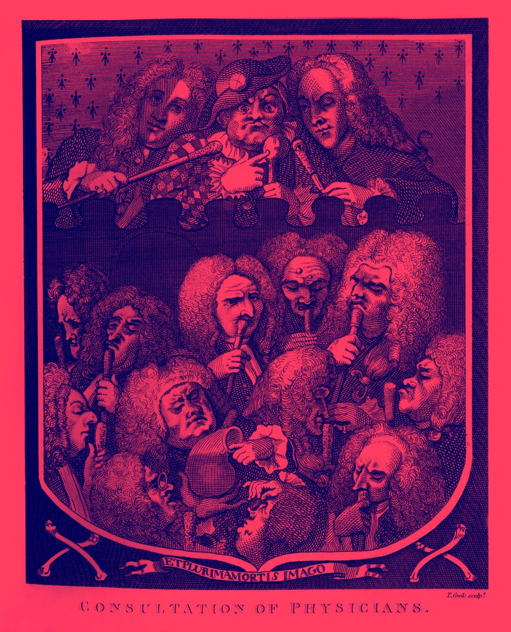 Konzultace lékařů od Williama Hogartha od William Hogarth
