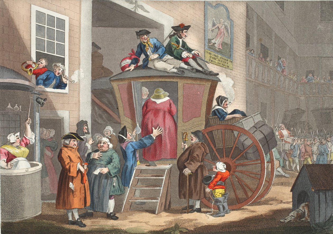 Country Inn Yard, ilustrace z 