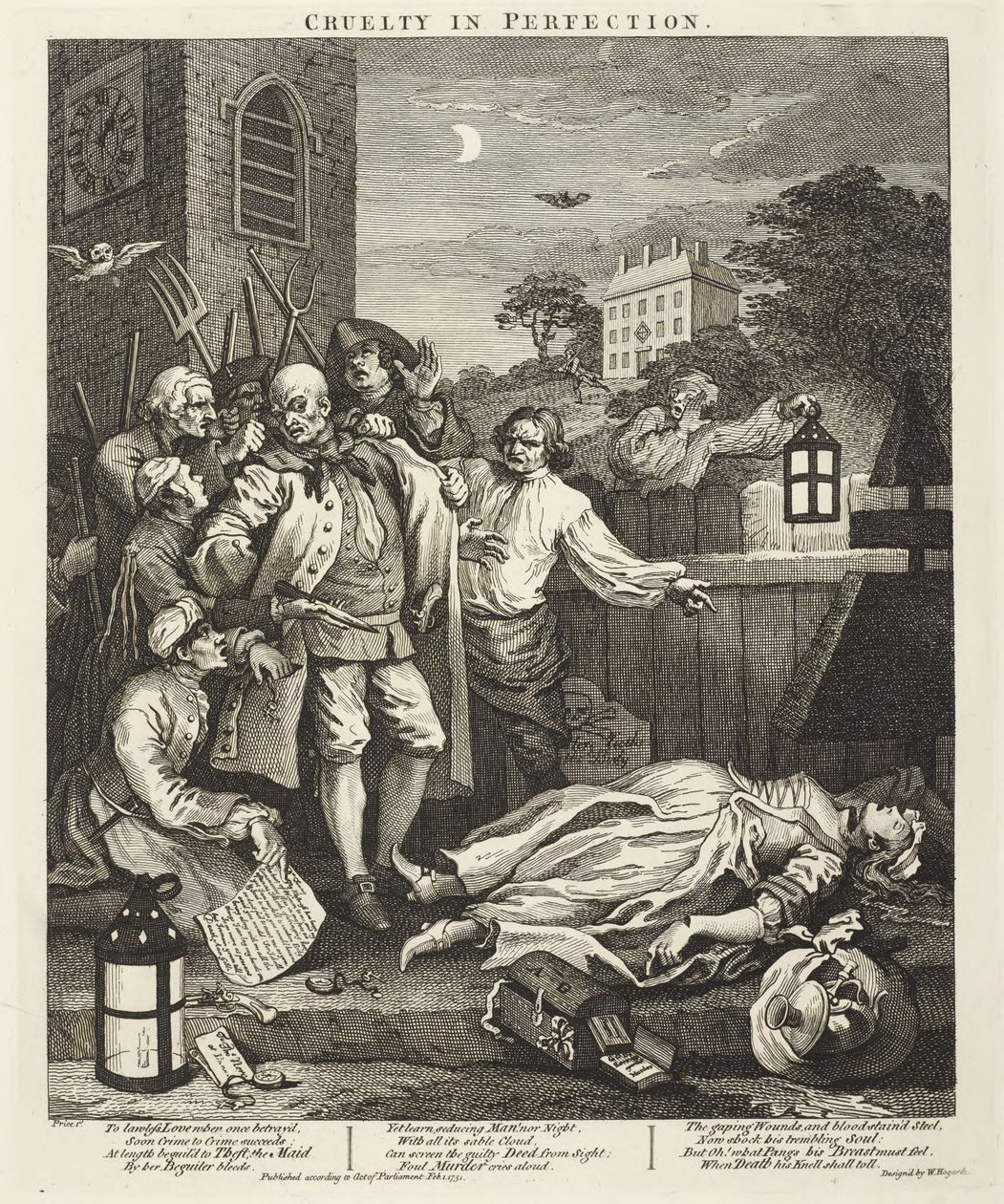 Krutost v dokonalosti od William Hogarth