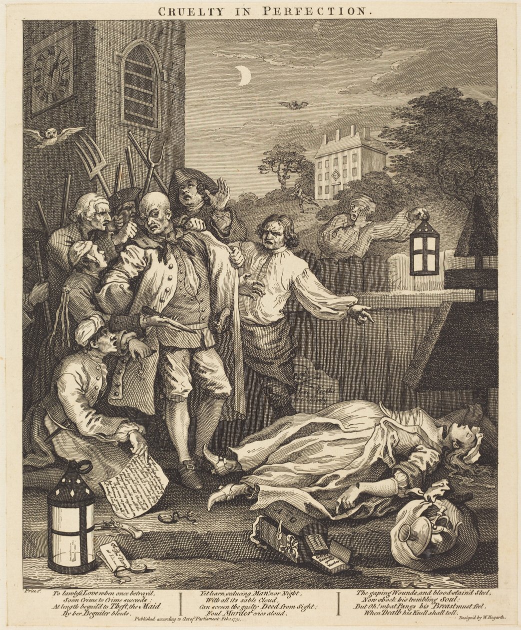 Krutost v dokonalosti od William Hogarth