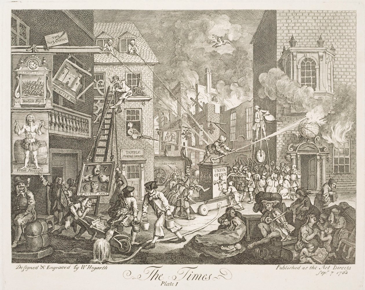 Čas (tabule 1) od William Hogarth