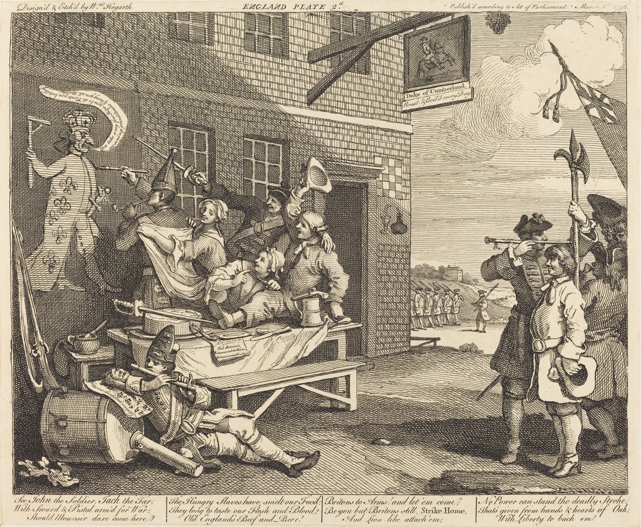 Anglie od William Hogarth