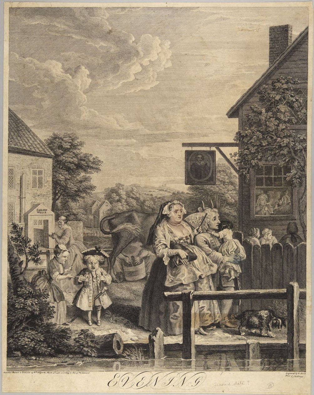 Večer od William Hogarth