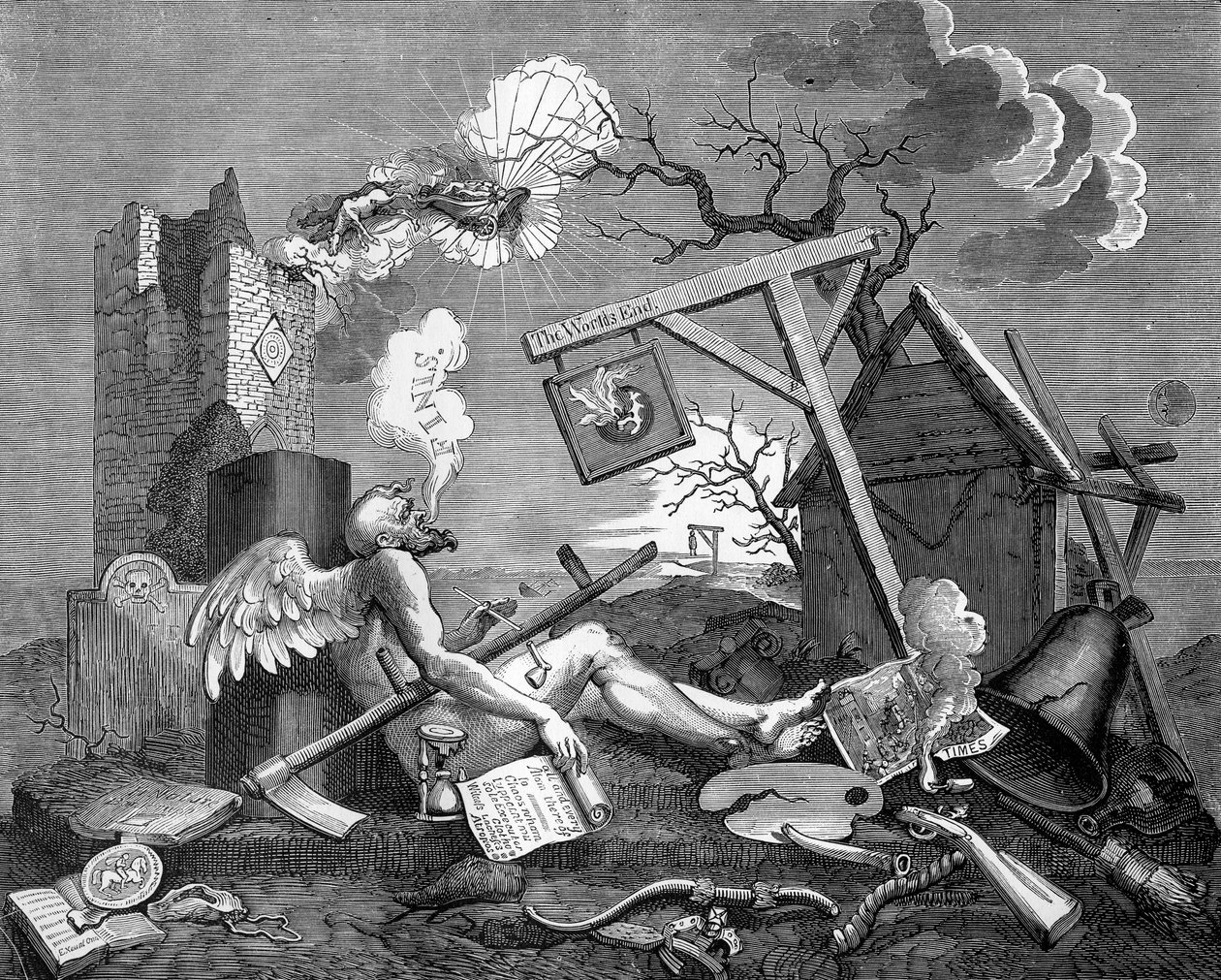 Finis; nebo, Ocas - The Bathos od Williama Hogartha od William Hogarth
