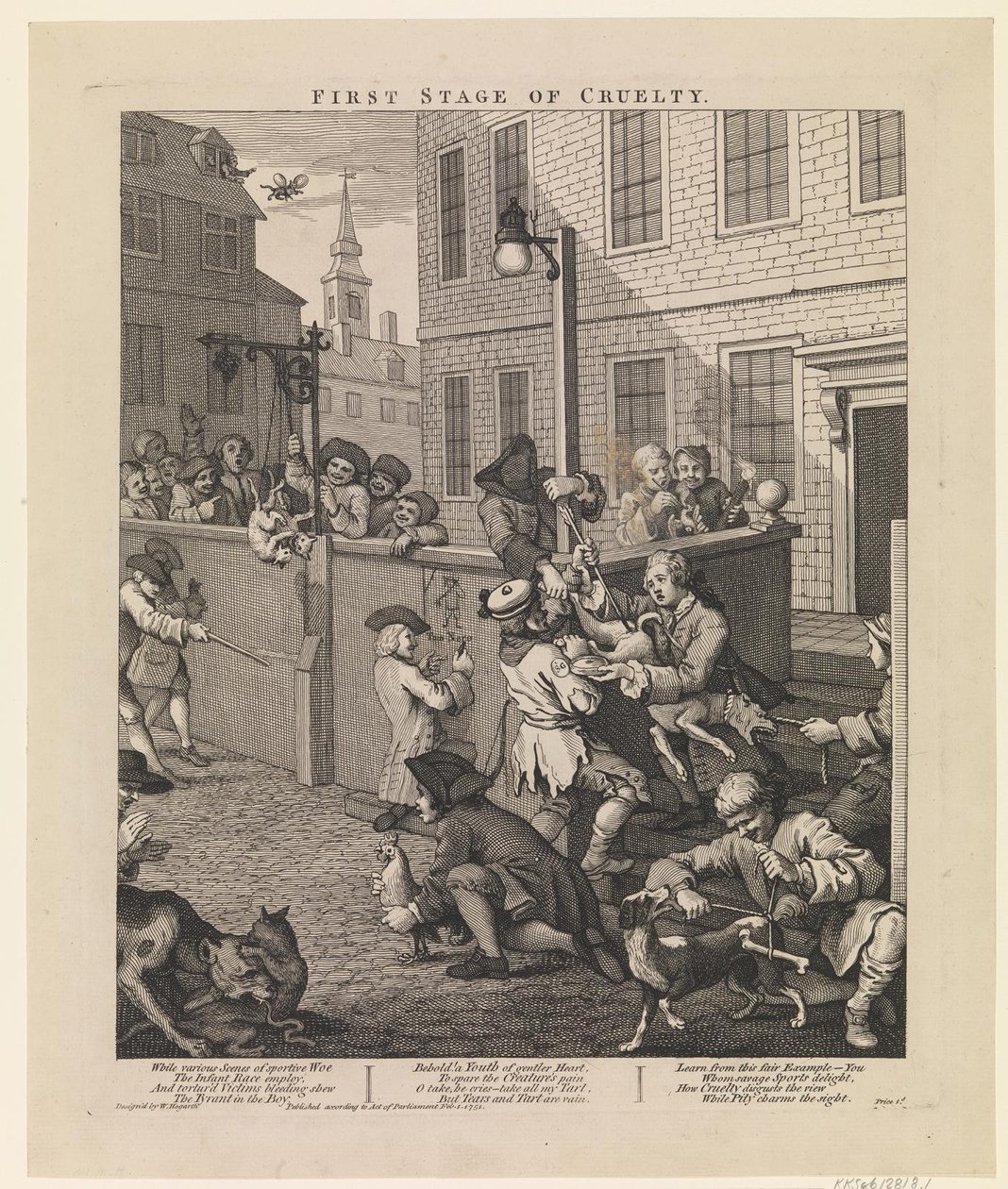 První fáze krutosti od William Hogarth