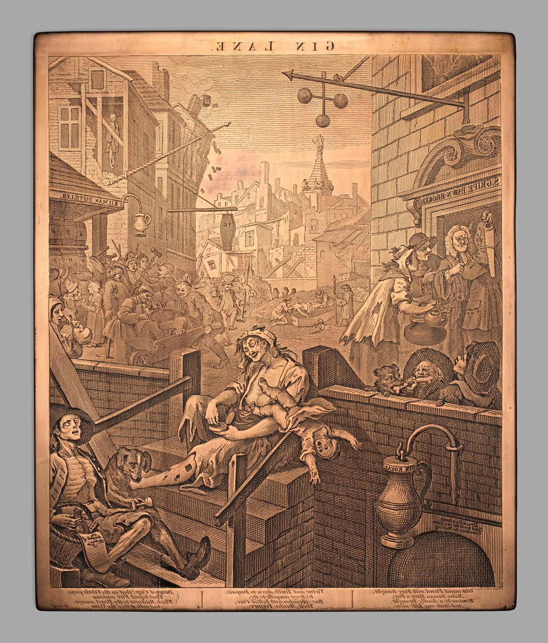 Gin Lane od William Hogarth