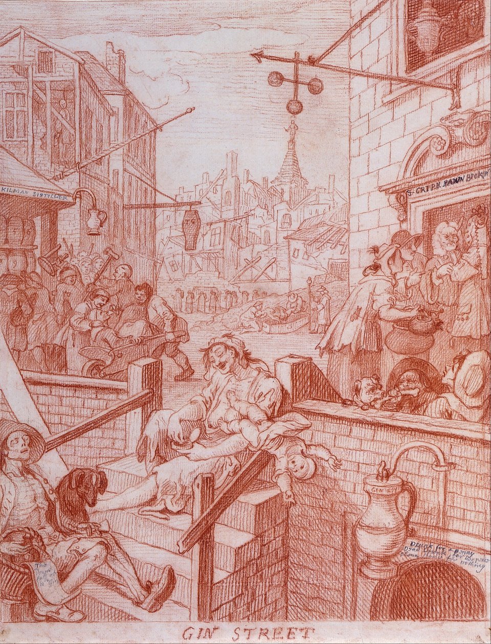 Gin-Straße od William Hogarth