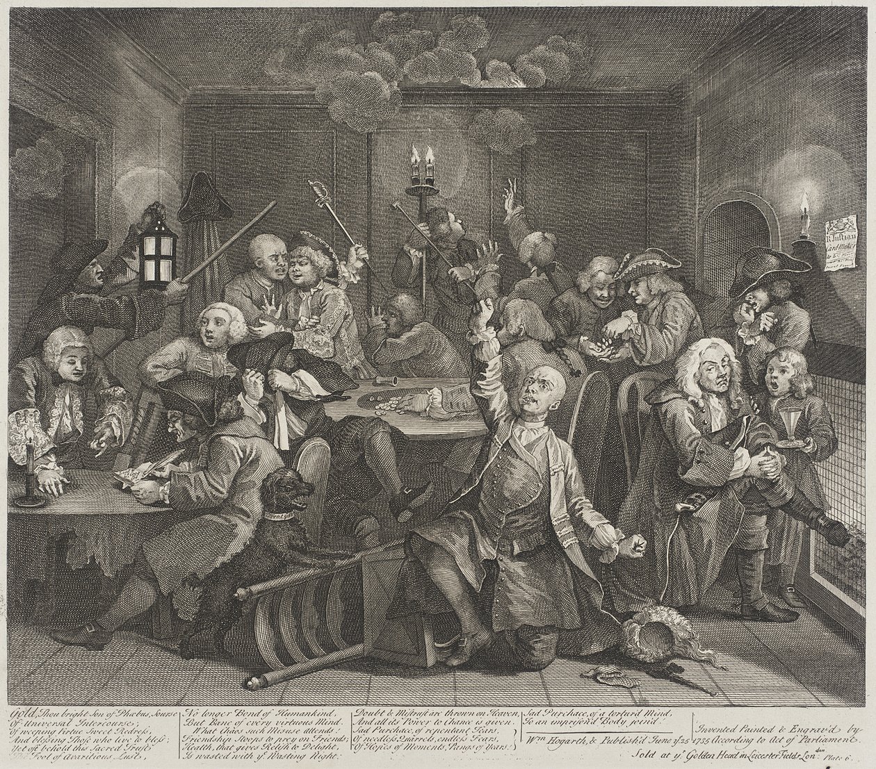 Zlato, ty jasný synu Foitův, prameni od William Hogarth