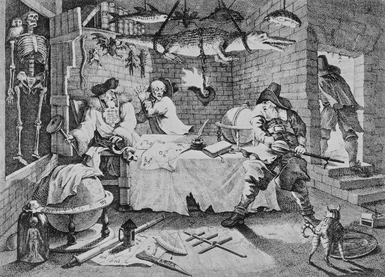 Hudibras porazí Sidrophela a jeho muže Whachuma, z 