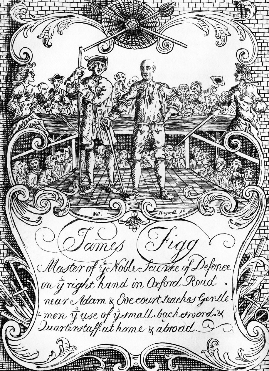 James Figg - reklama Williama Hogartha, c. 1729/30 od William Hogarth
