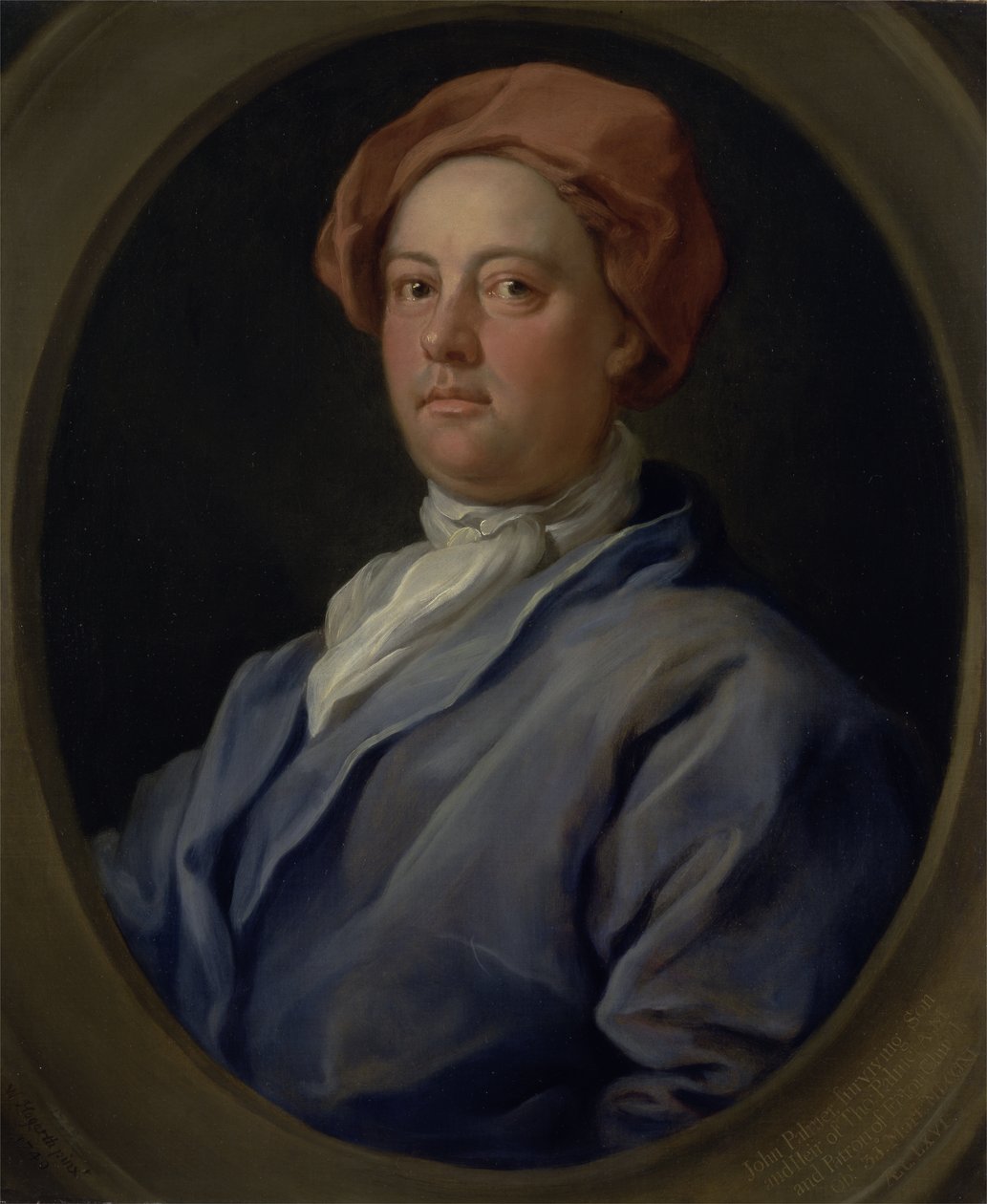 John Palmer, advokát vnitřního chrámu od William Hogarth