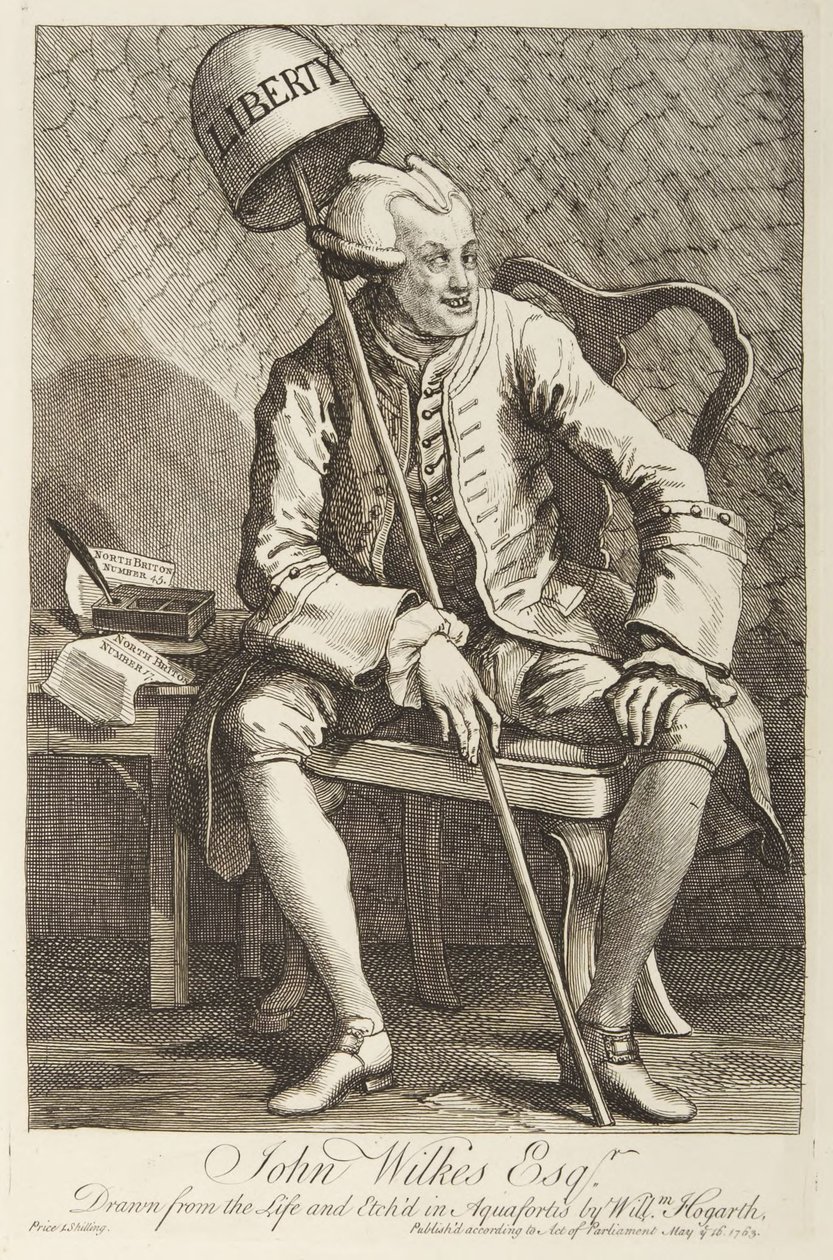 John Wilkes od William Hogarth