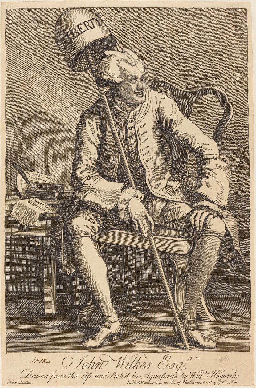 John Wilkes Esq. od William Hogarth