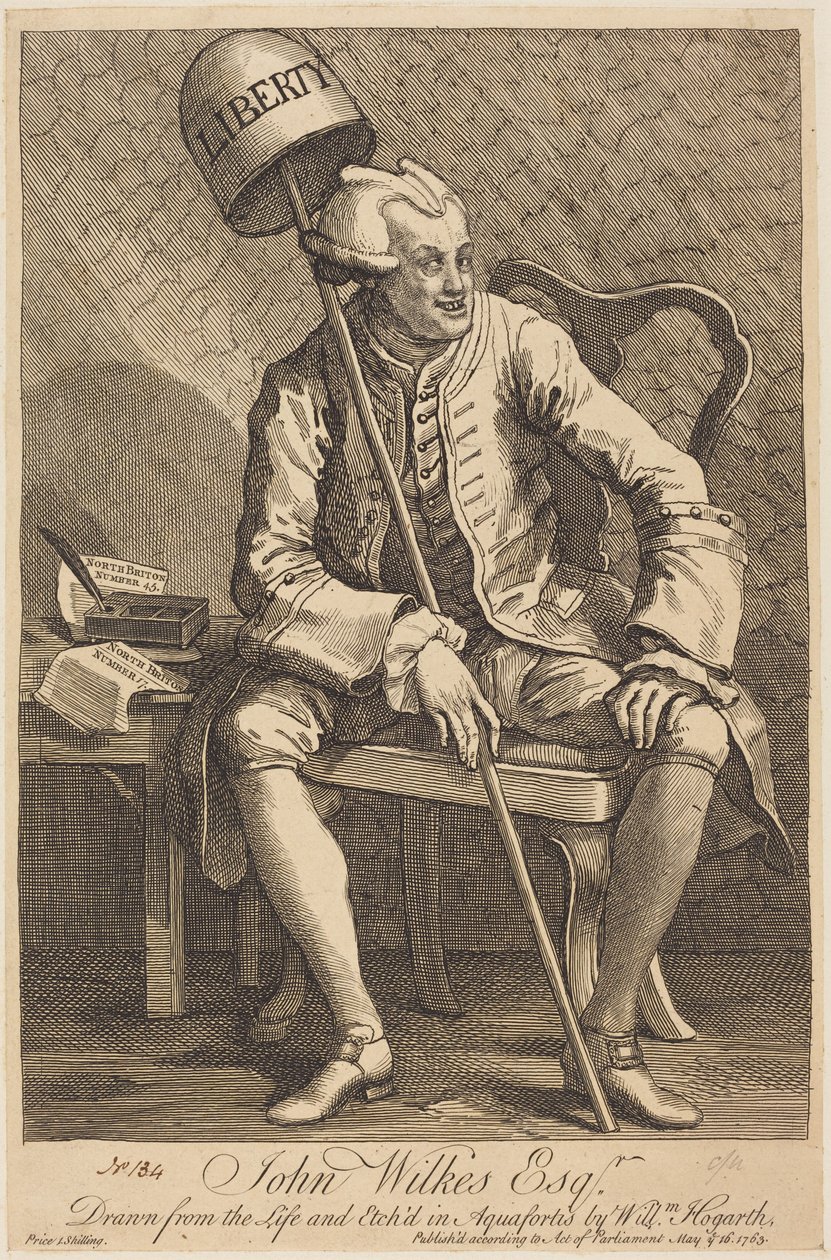 John Wilkes, Esq. od William Hogarth