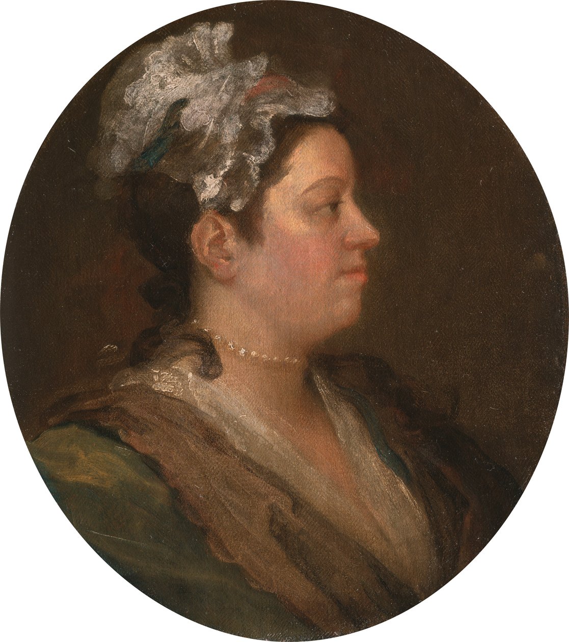 Mary Hogarth (1699-1741), kolem 1740 (před konverzací) (viz 174877) od William Hogarth