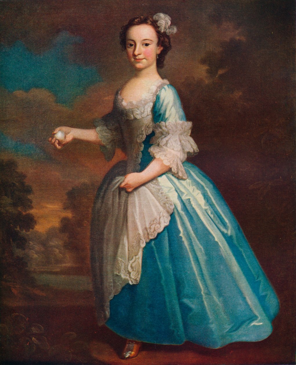 Slečna Elizabeth Hatch, William Hogarth., 1929 od William Hogarth