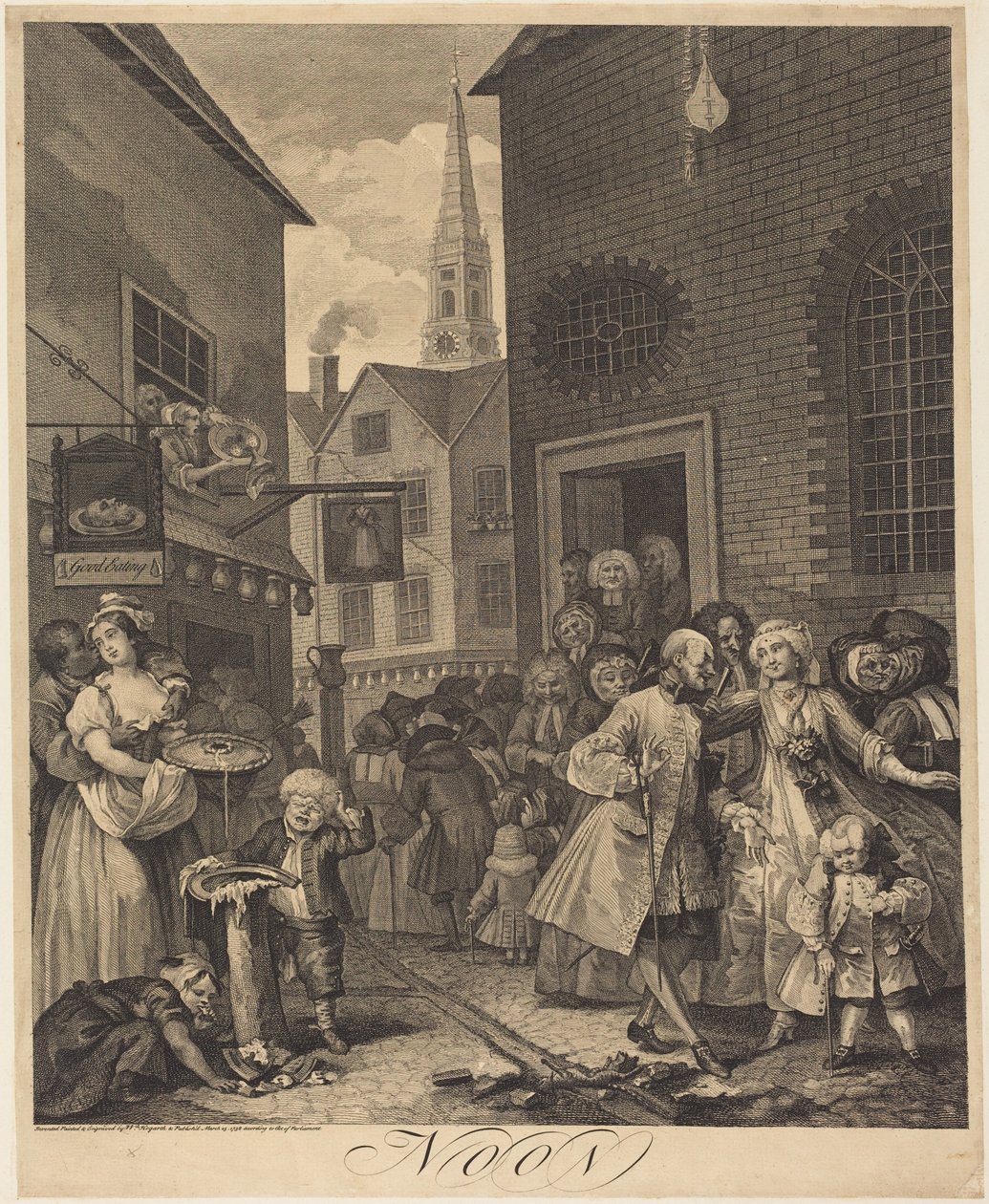 Poledne od William Hogarth