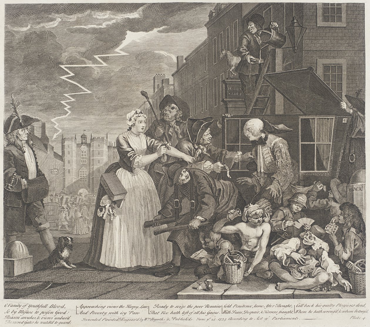 Ó marnivosti mladé krve od William Hogarth