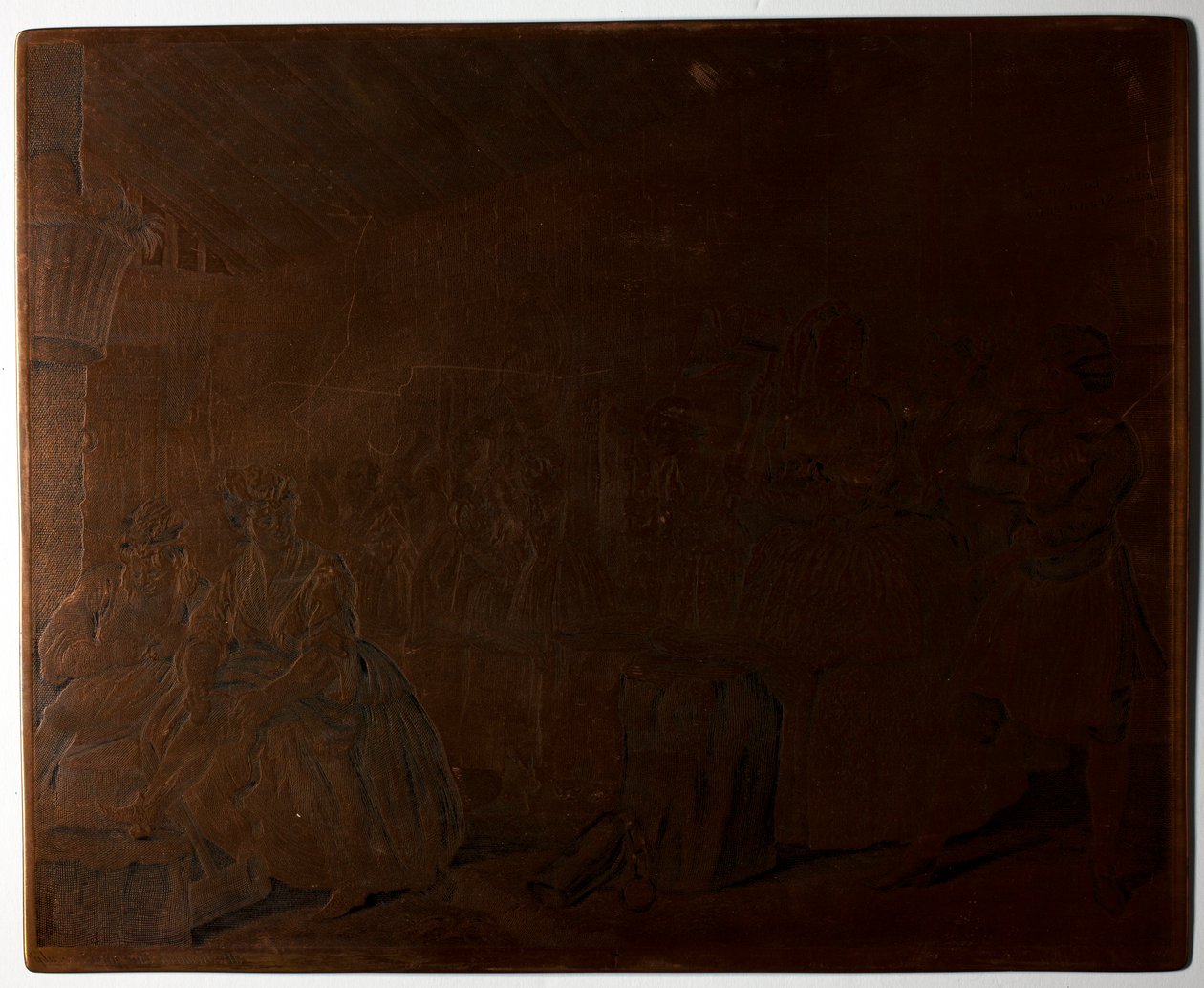 Tabule čtyři, ze série Život prostitutky od William Hogarth