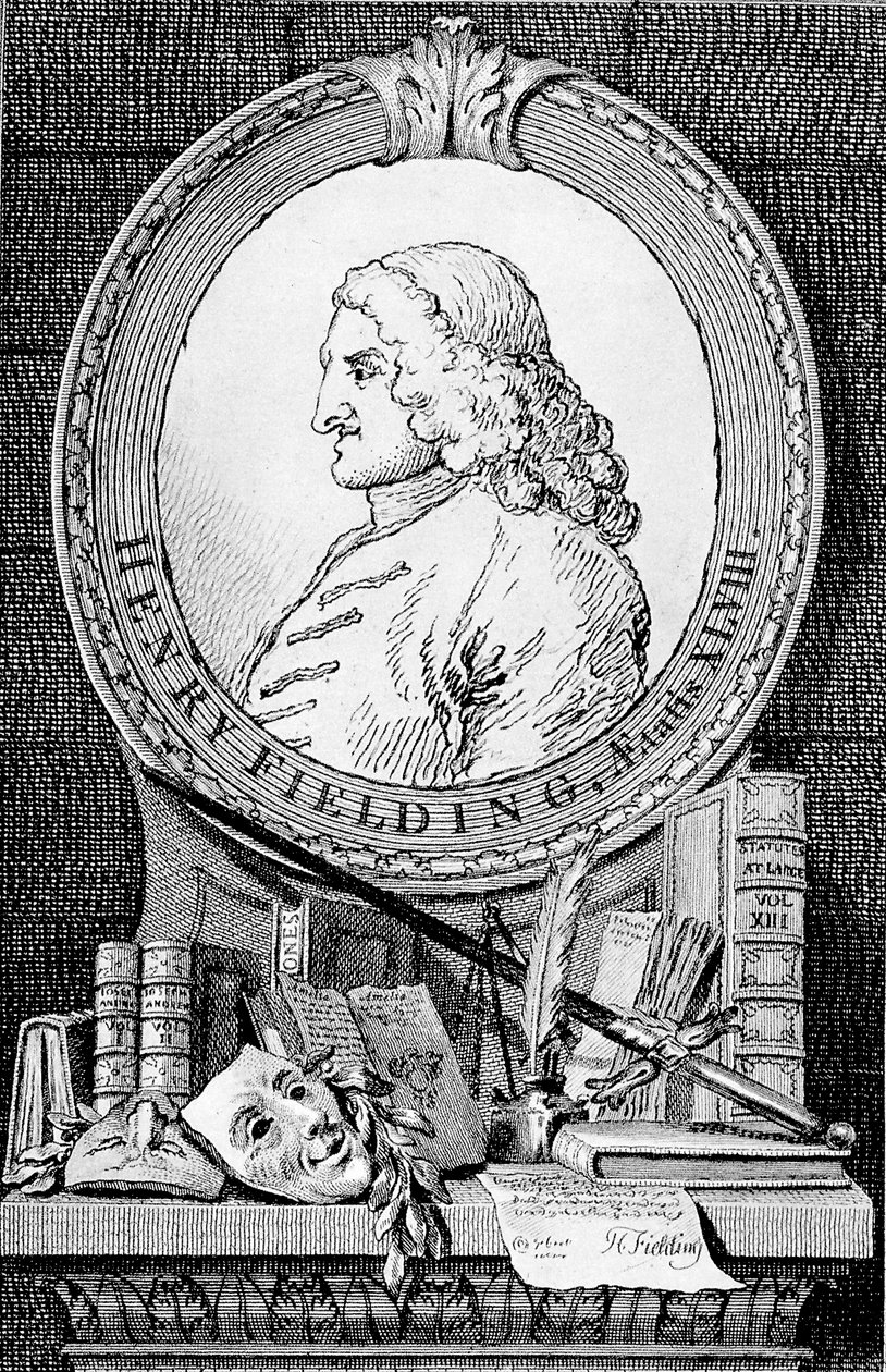 Portrét romanopisce a dramatika Henry Fielding 1707-1754, 1762. od William Hogarth