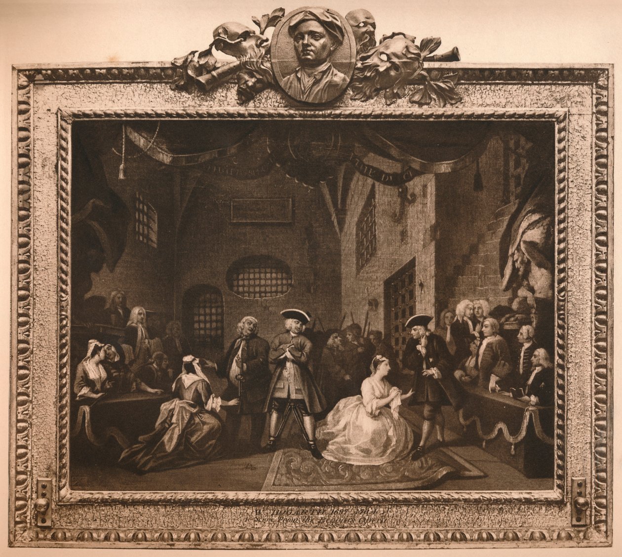 Scéna z Žebrácké opery VI, 1731 od William Hogarth
