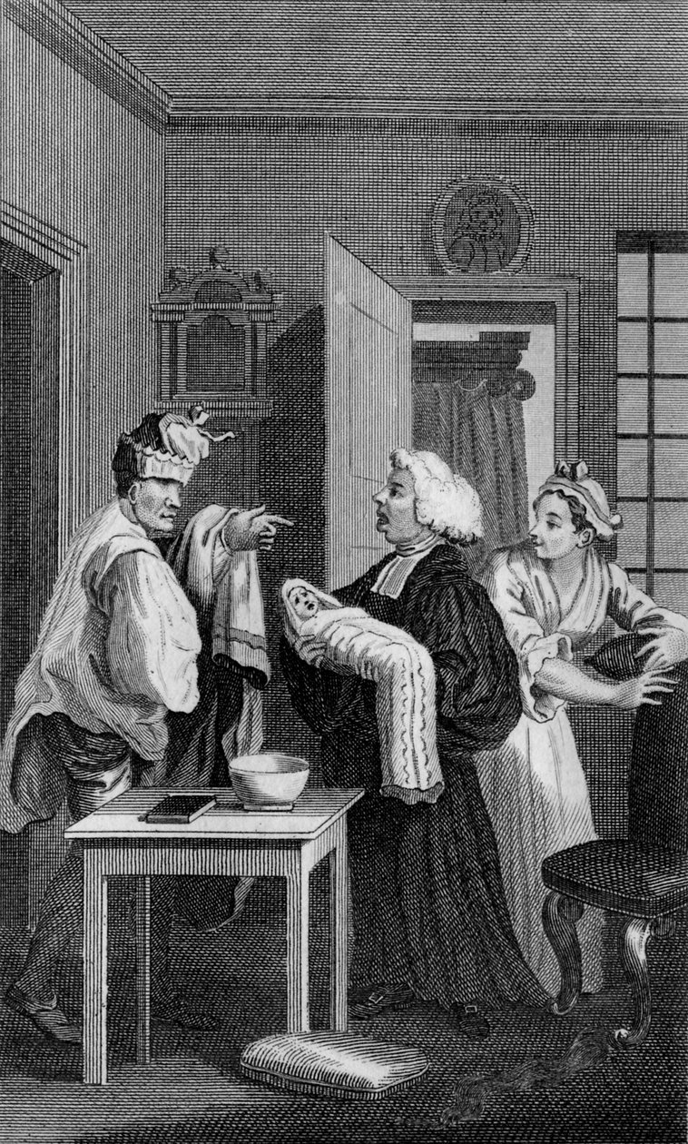Druhý frontispis k Tristramu Shandymu od Williama Hogartha od William Hogarth