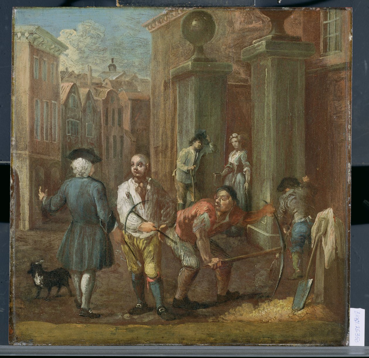 Sign for a Paviour, c.1725 od William Hogarth