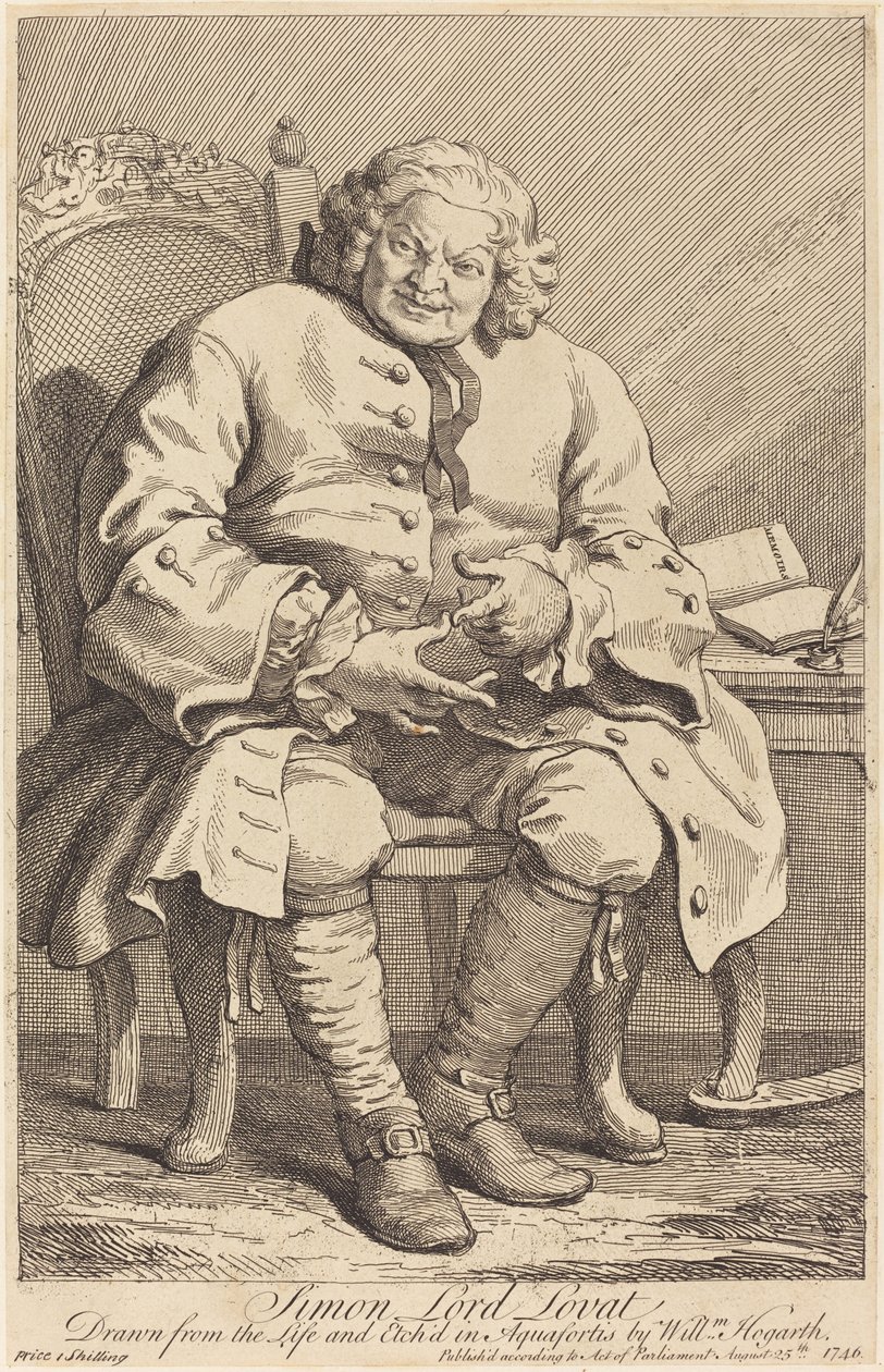 Simon Lord Lovat od William Hogarth