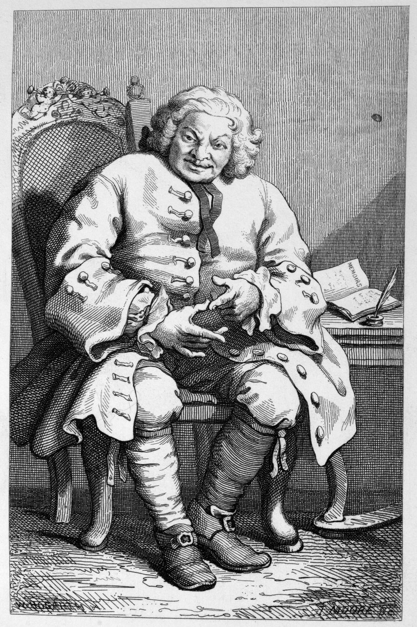 Simon Lord Lovat od William Hogarth