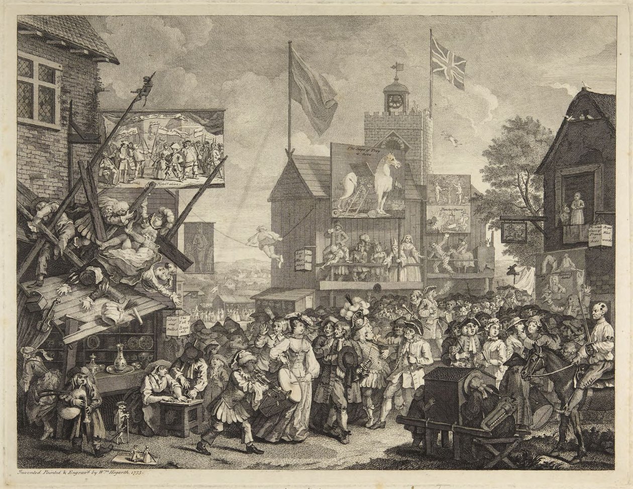 Southwark Fair od William Hogarth