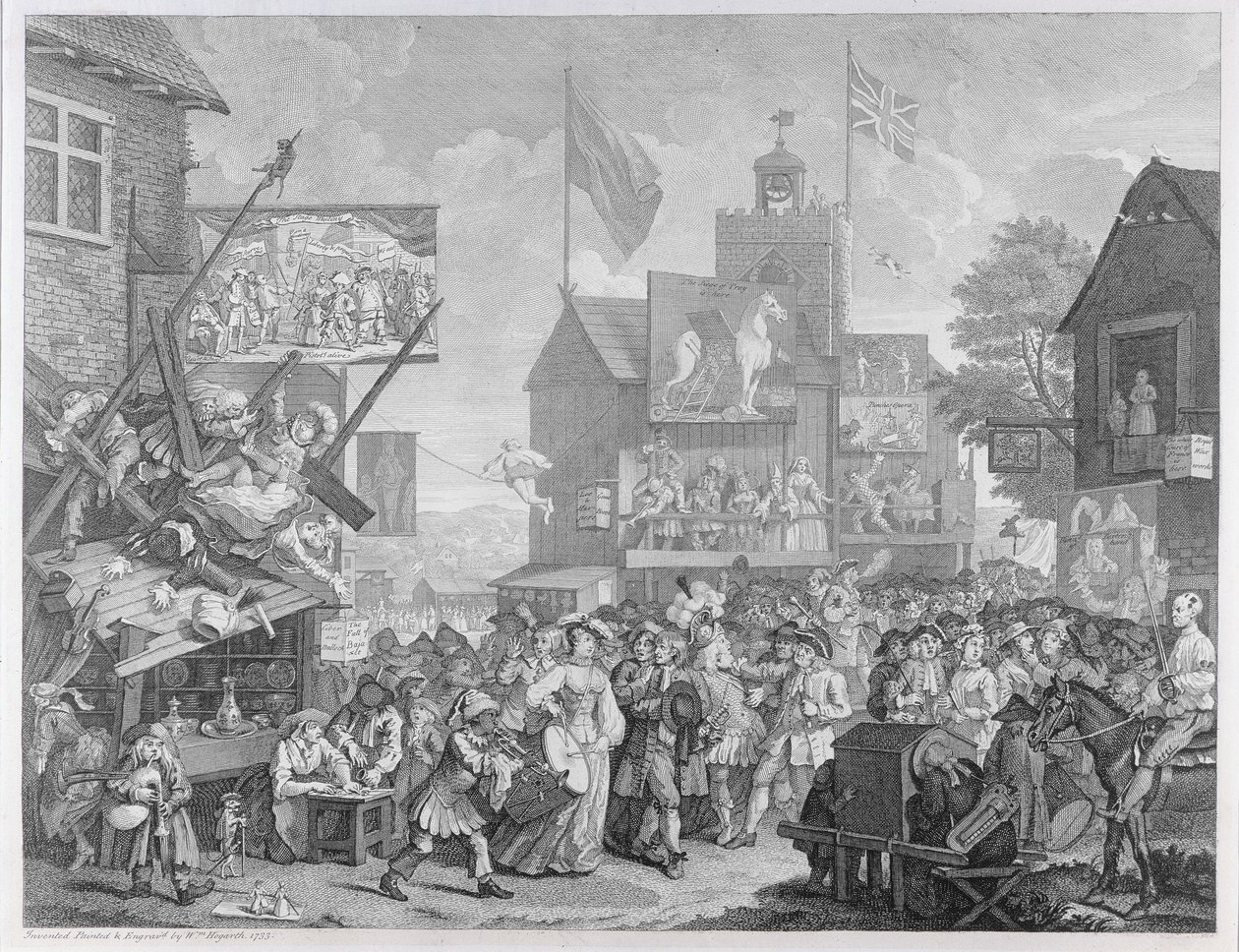 Southwark Fair, 1733 od William Hogarth