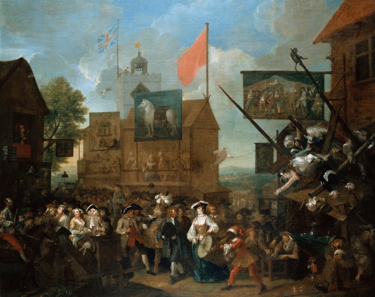 Southwark Fair, 1733 od William Hogarth