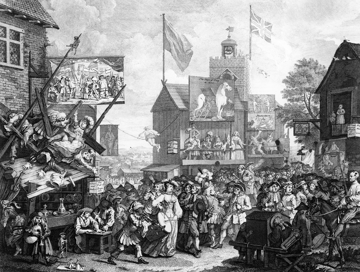 Southwark Fair, 1733 od William Hogarth