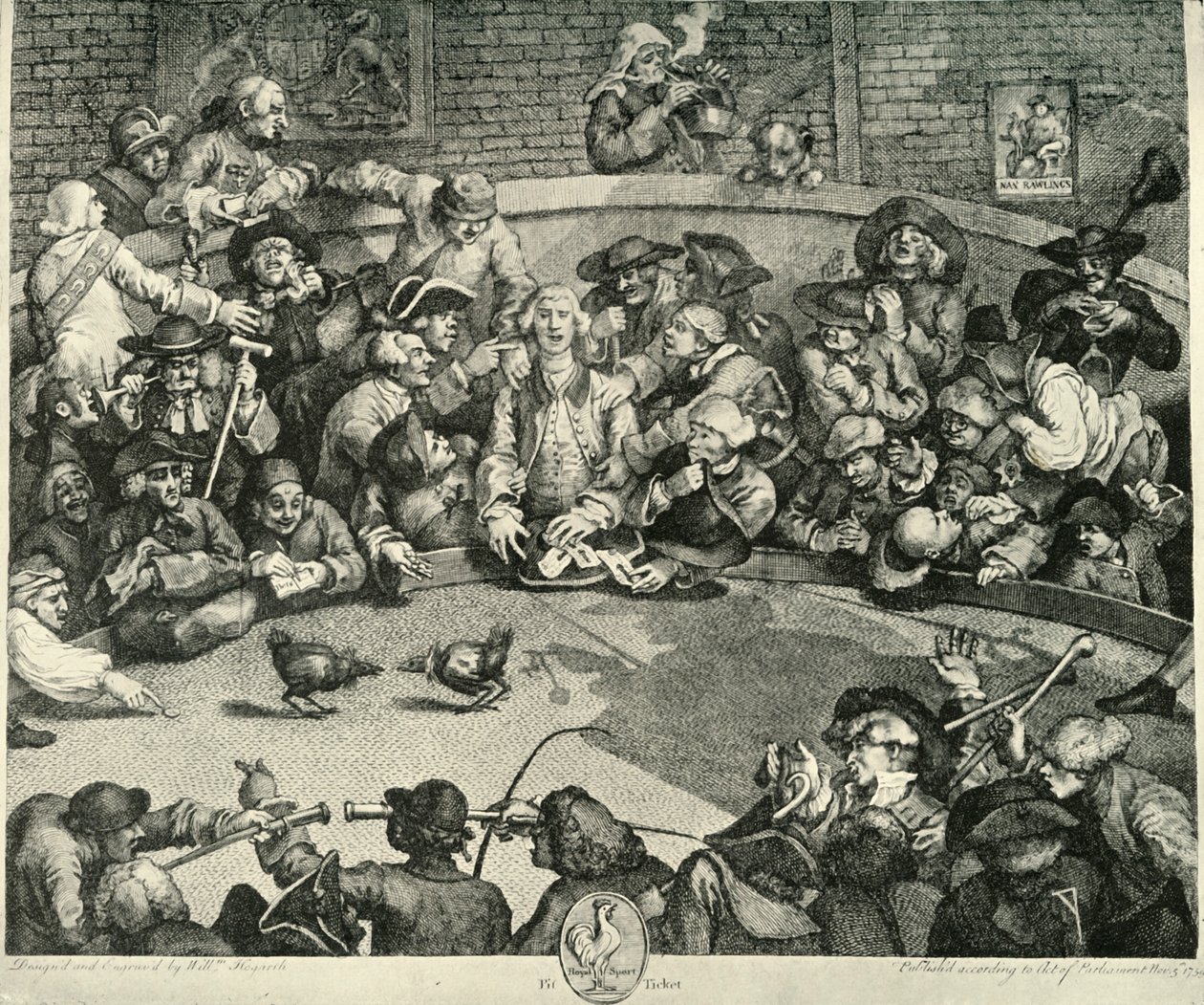 Sport v osmnáctém století, c1720-1764, 1925. od William Hogarth