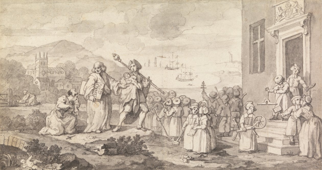 Studie pro nalezence od William Hogarth