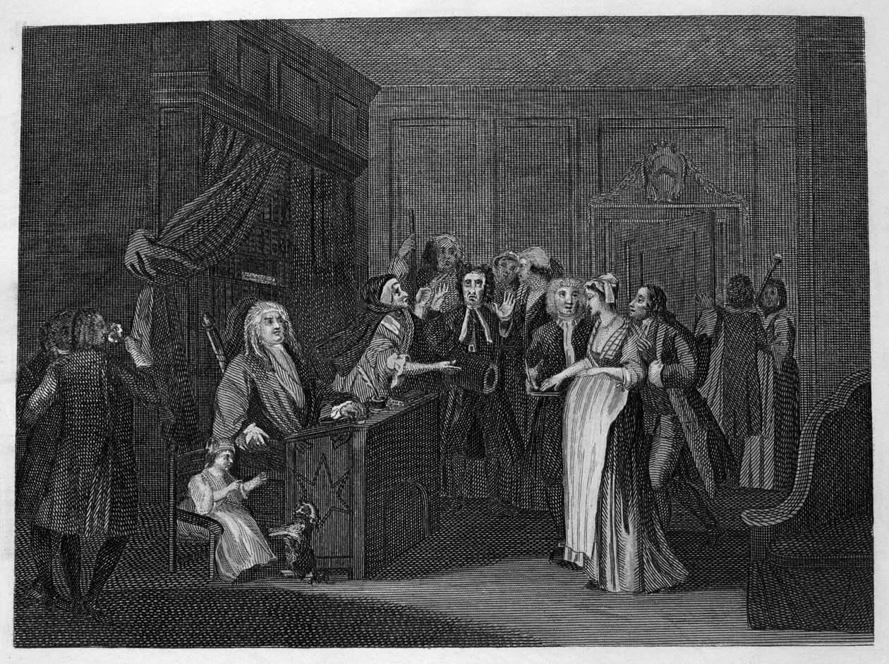 Přísahání dítěte od William Hogarth