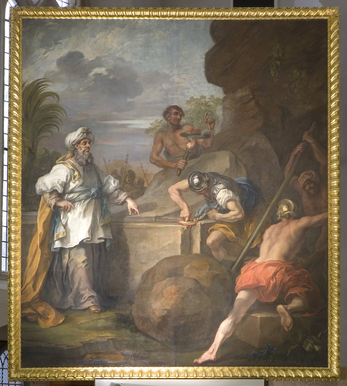Oltářní obraz St Mary Redcliffe (levý panel) od William Hogarth